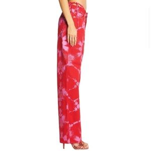 Iamgia Balin Pinkred Tie Dye Jeans Size 